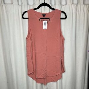 Blush sleeveless top